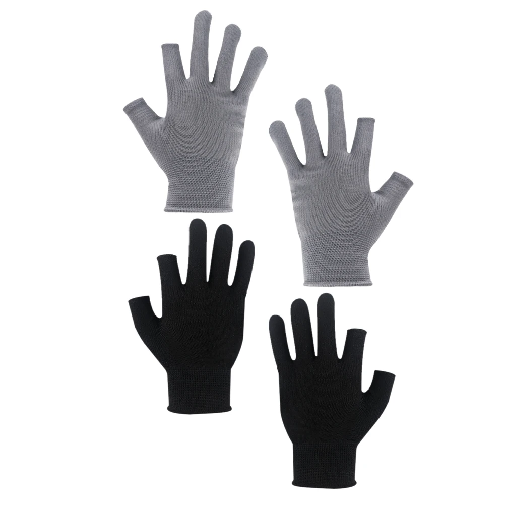 

2pcs Non-Slip Breathable Fishing Ice Fishing Cycling Gloves For Driving Jogging Climbing Outdoor Activities Wear-Resistant