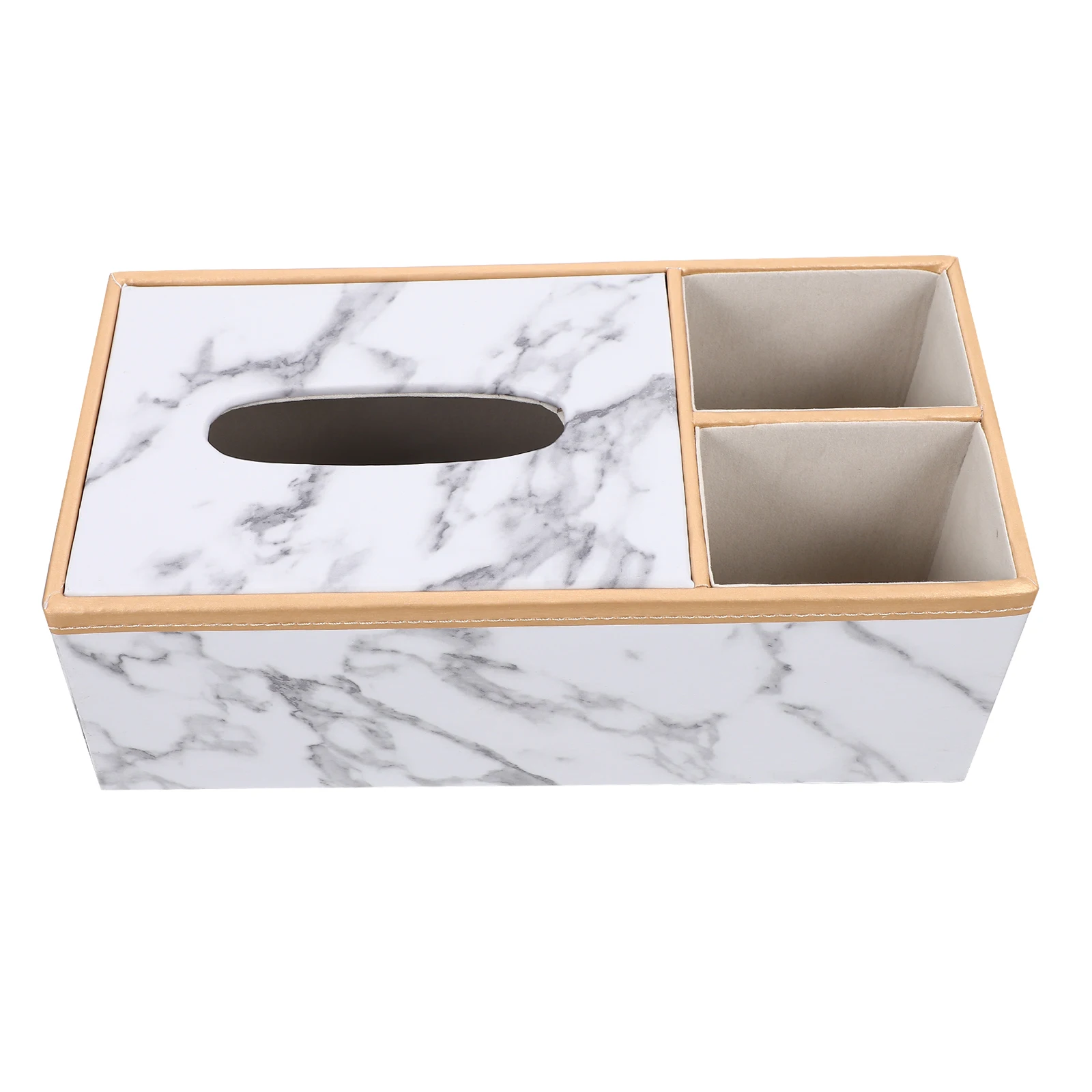 

Marble Tissue Box Holder Waterproof Material Home Decor Practical Storage Bathroom Living Room Napkin Cover