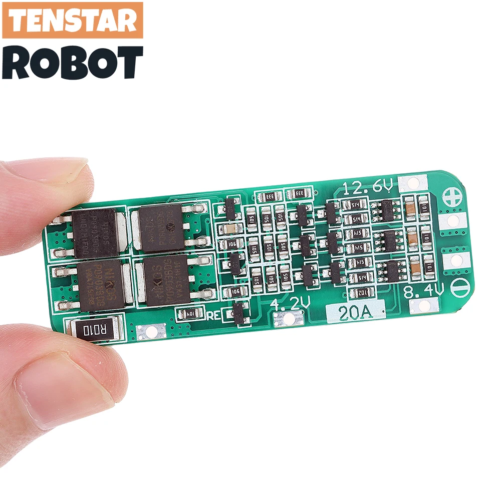 3S 20A Li-ion Lithium Battery 18650 Charger PCB BMS Protection Board For Drill Motor 12.6V Lipo Cell Module 59x20xmm