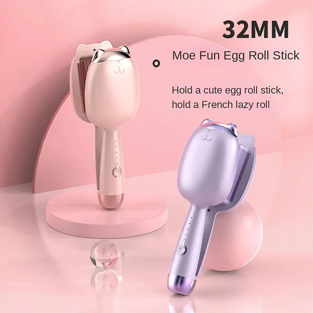 

32 мм инструмент для завивки волос S-образные щипцы для завивки волос с защитой от ожогов и 3 передачами инструмент для укладки волос волнистые щипцы для завивки волос