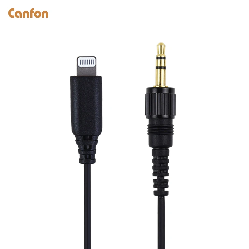 

Canfon 3.5mm TRS 3-section Male Nut Latch Terminal Compatible with Sony UWP Connection Lighting Cell Phone Audio Cable