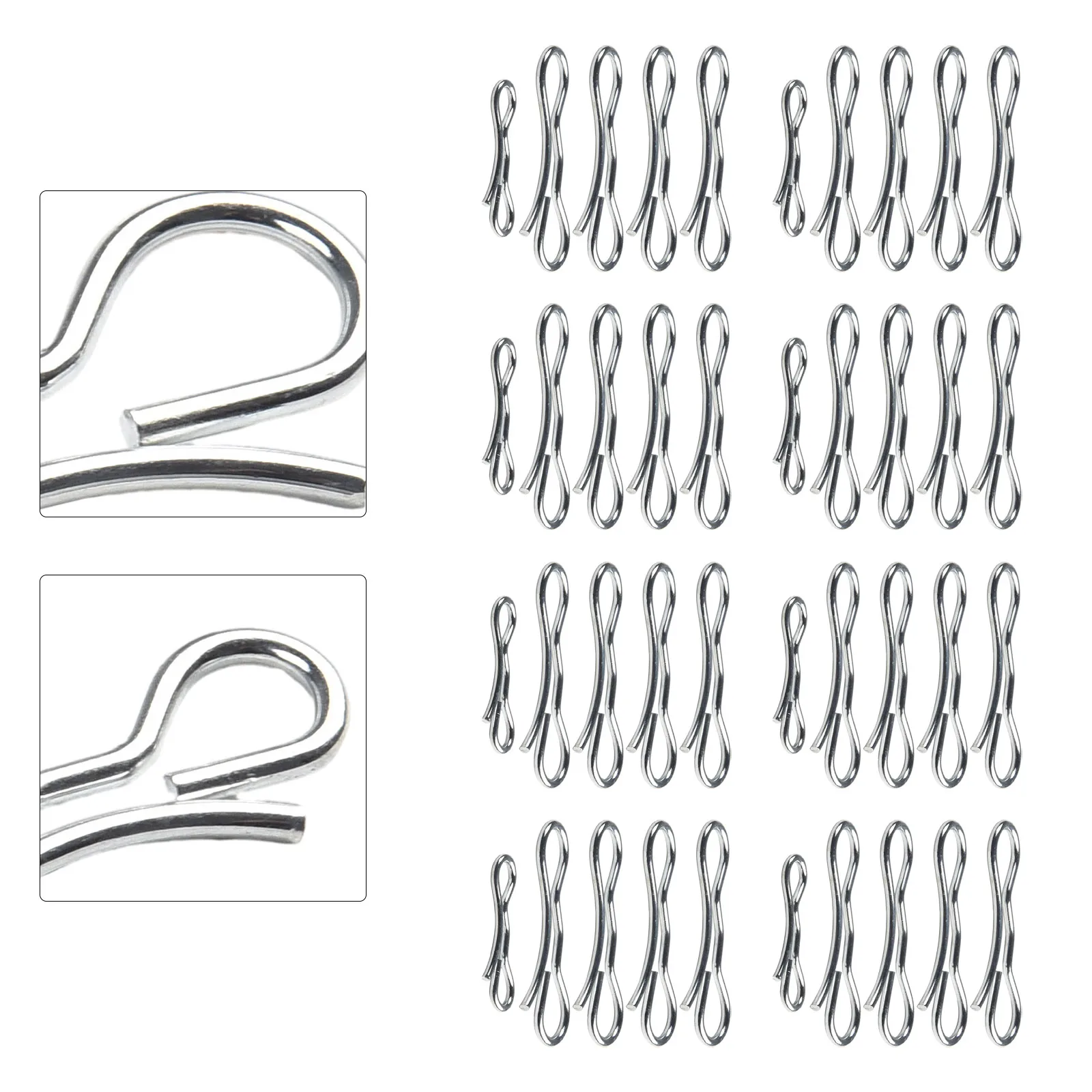 Bow Tie Lock Cotter Pin Accessory Kit with Five For Deck Clips Replacing Parts Numbers Including Models 532194208/532194209