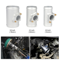 76mm/63mm/51mm Air Flow Sensor Adapter Intake Meter Mount Base Air Flow Adaptor For TOYOTA MAZDA 6 For SUBARU SUZUKI 2\