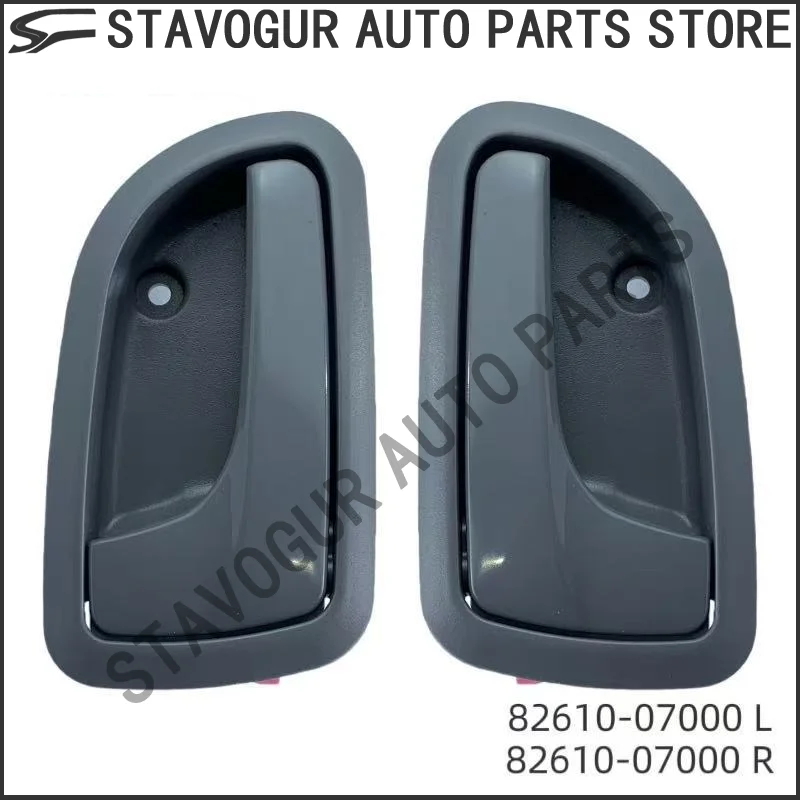 For Kia Car Interior Door Handle 82620-07010RH Inner Pull Grip Latch Replacement Part 82610-07010 Durable Plastic Material