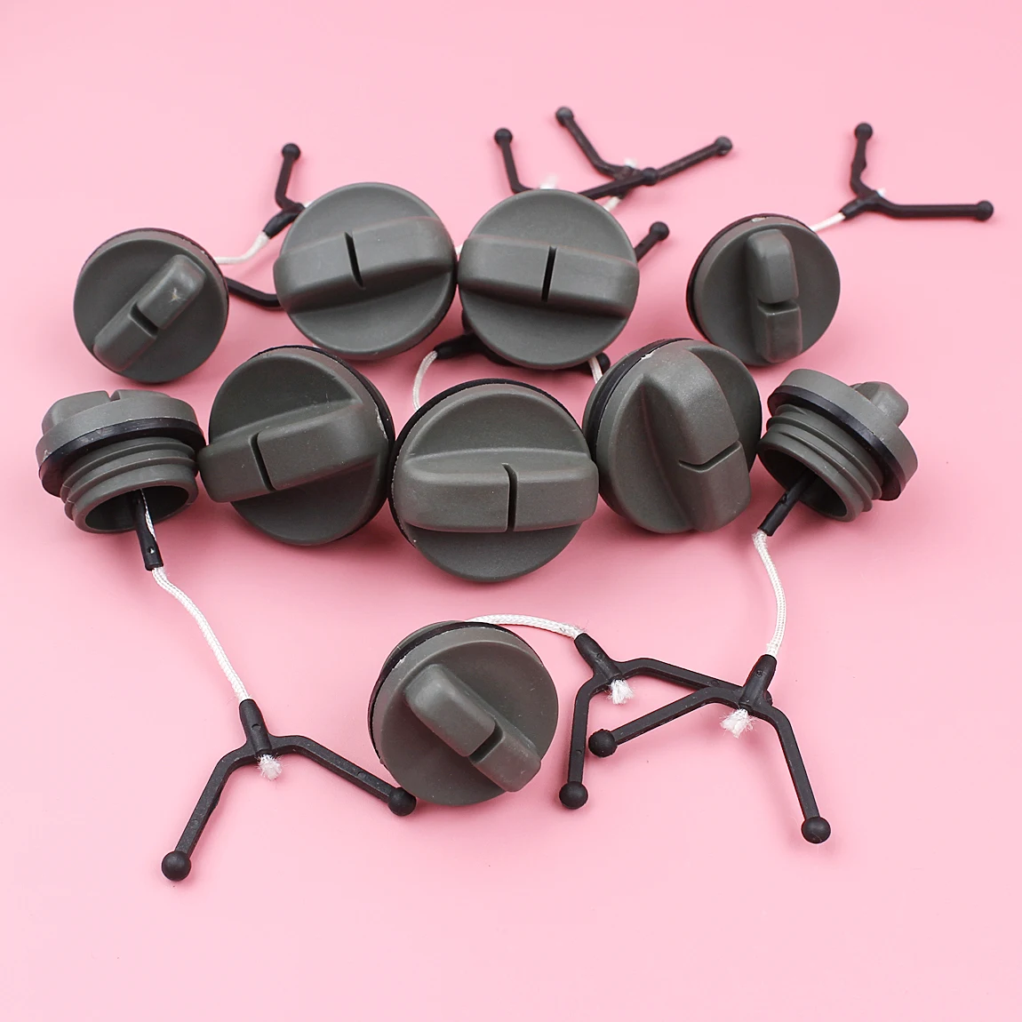 Fuel Cap Oil Cap Set For Poulan Pro PP415 PP425 PP475 PP505 Replace Part No.501626602 , 503431402 Chainsaw Spare Parts