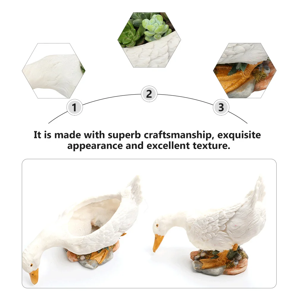 

1Pcs Succulents Decoration Resin Flowerpot Creative Animal Shaped Design for Garden Bonsai Plant Container Household Decorative