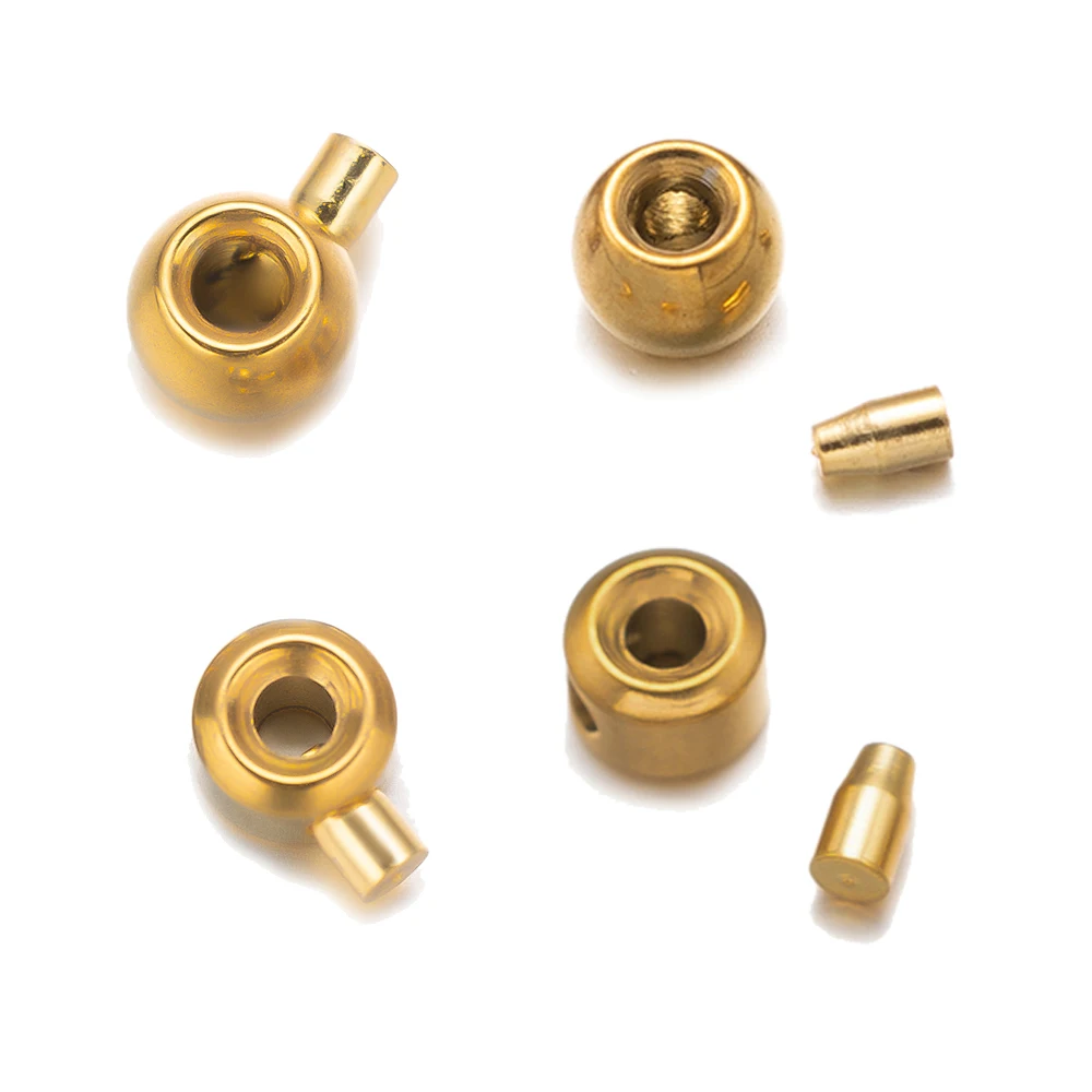 10pcs Stainless Steel Crimop Beads Loose Rondelle Spacer Metal Irregular Crimp Charms Accessories for Bracelet Jewelry Making