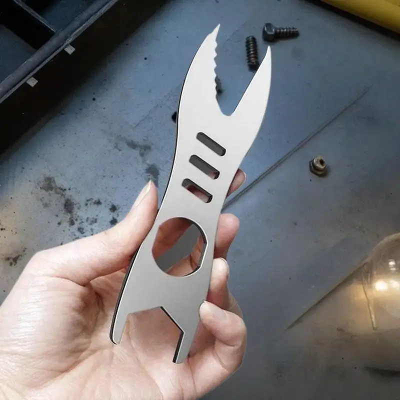 さまざまなネジサイズに対応するユニバーサルハンドツール、DIY多機能両頭オープンエンドレンチ、トルクレンチハードウェアガジェット