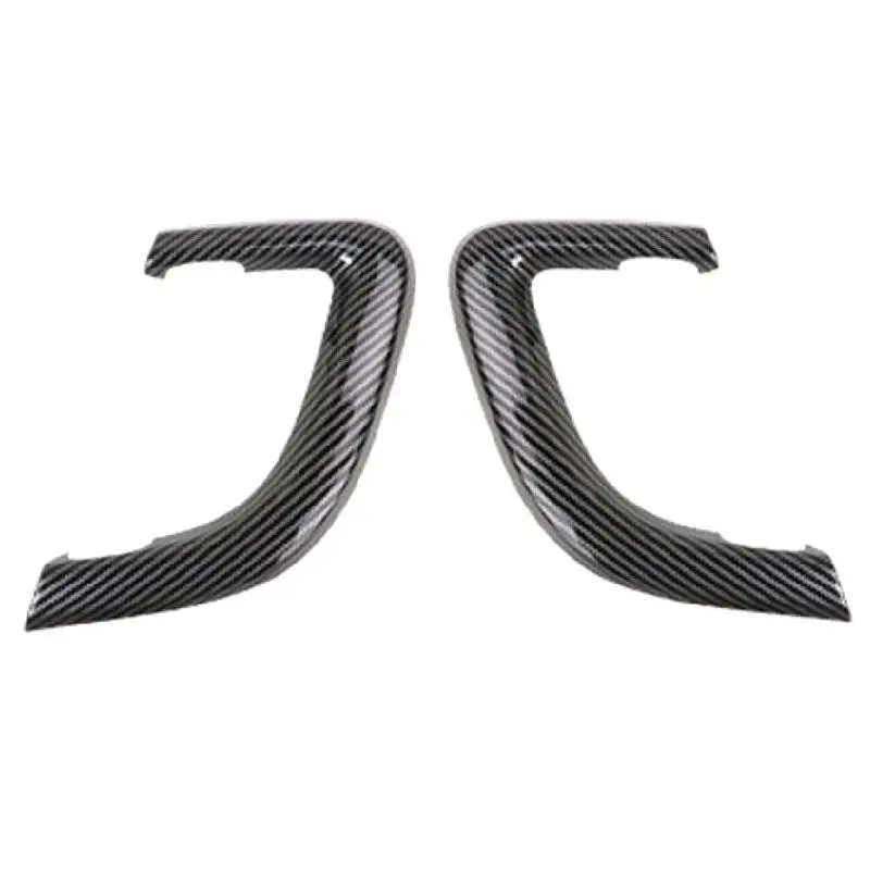 

Car Carbon Fiber Inner Door Panel Handle Pull Trim Frame Interior Decoration Sticker Parts For Land Rover Discovery 2015-2019-A7