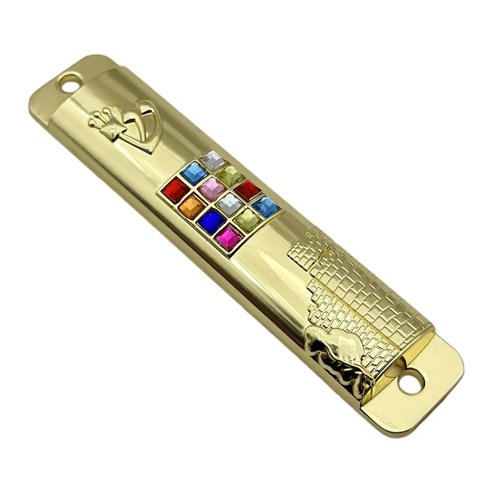 Mezuzah for Door House Wall Art (10.6cm in Long) Housewarming Gift Easy Installation Crafts Mezuzah Plaque Home Decoration