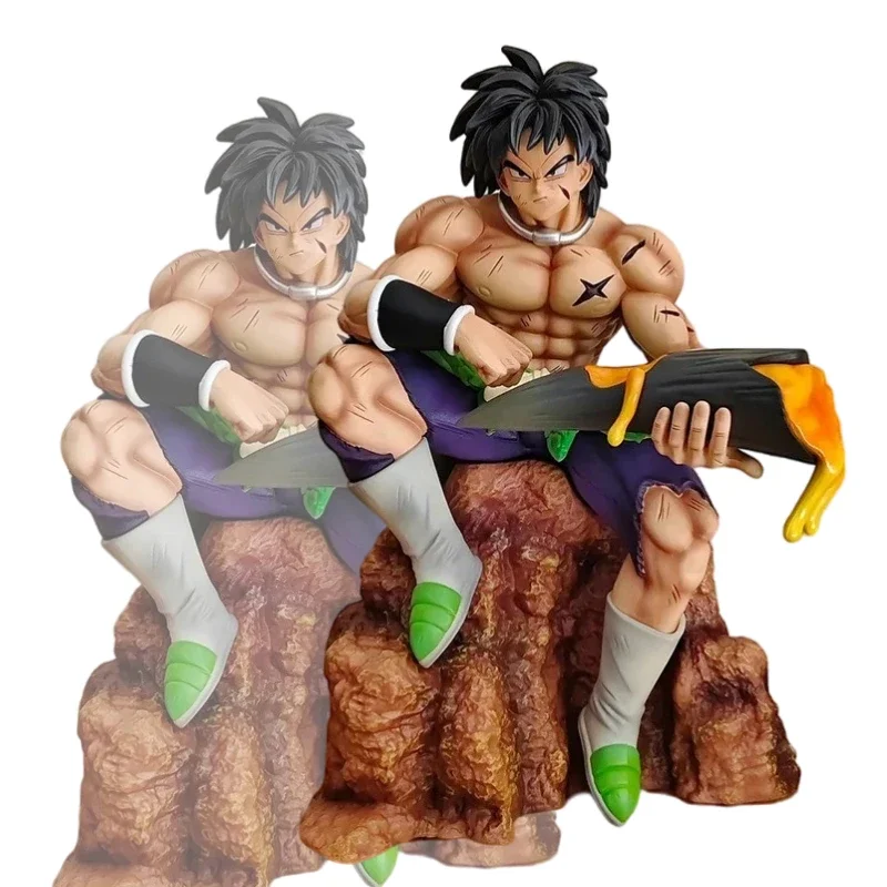 

Dragon Ball GK Model Saiyan Sitting Posture Broly Figure Statue 24cmSaiyan Collectible Figurine Anime Broli Figures Toys Gifts