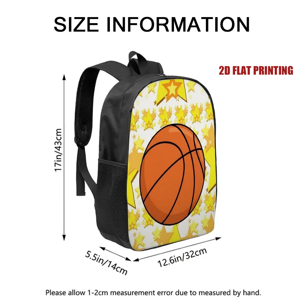 

1 Basketball and Starry Sky Backpack | Exquisite and practical design, suitable for daily commutes and excursions, casual style