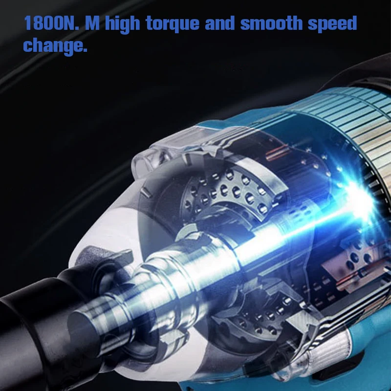 Imagem -03 - Brushless Electric Impact Wrench 2000 nm Torque Cordless Wrench Nova Ferramenta de Poder Poderoso para Makita 18v Lithium-ion Battery 1