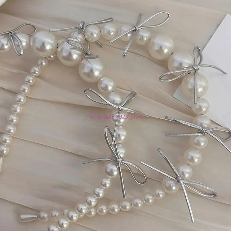 

49me Artificial Pearls Свадебная вечеринка для свадебного фестиваля Hairhoop Festival Festival