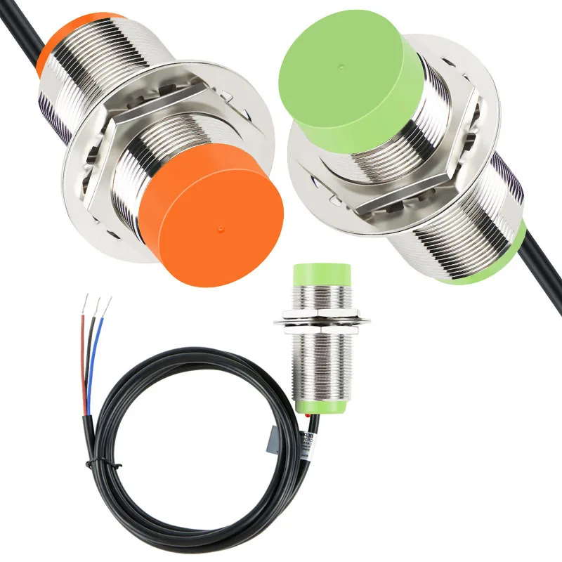 Capacitive Proximity Switch CR30-15DN 2/3 Wire NPN Normally Open Inductive Material Metal M30 Switch Sensors Detect 15mm
