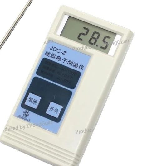 Concrete Embedded Temperature Measuring Wire, Digital Thermometer Probe for Large‑Volume Cement Construction