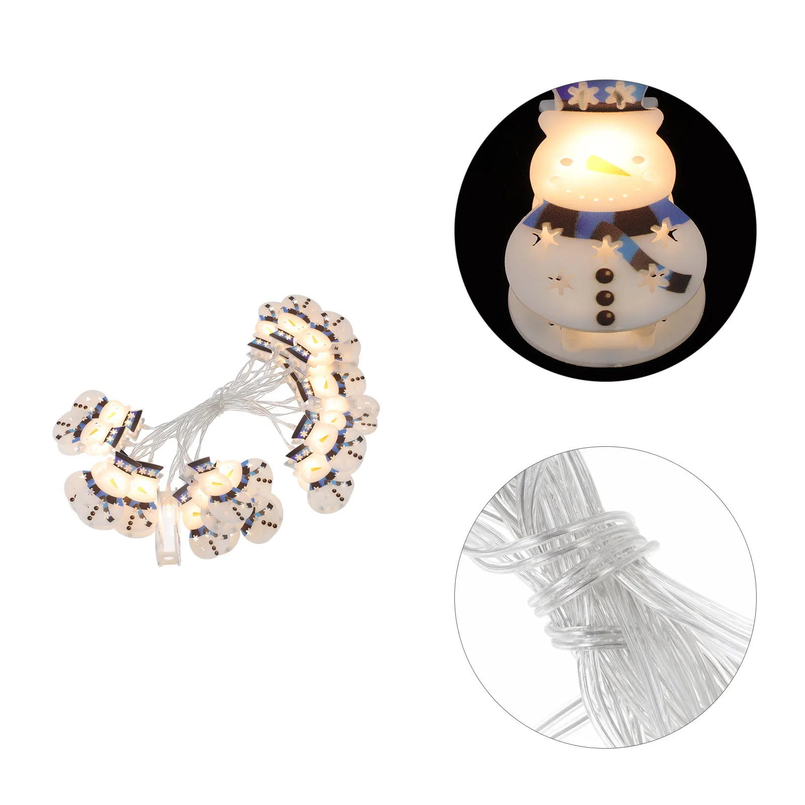 1 قطعة سلسلة ضوء ثلج الإبداعية العملي مصباح حديقة داخلي ديكور الحفلات مضيئة ديكور معلق تخطيط الحفلات الدعامة