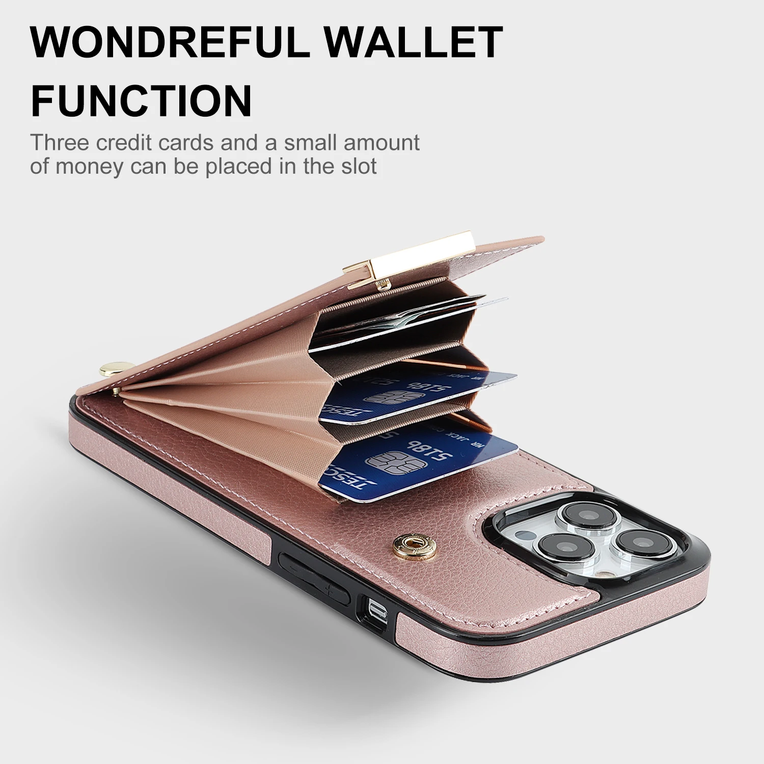 Fashion Leather Wallet Phone Case For iPhone 16 15 Pro Max 14 13 12 11 XS 7 8 Plus Organ Card Holder Anti-drop Shockproof Cover