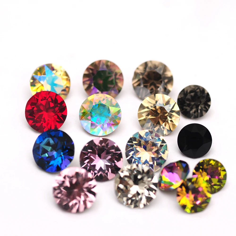 10 قطعة 5 مللي متر بريق Xirius كريستال زجاج الراين عابث الألوان مسمار حُليات المجوهرات صنع الخرز لتقوم بها بنفسك مسمار الفن الديكور