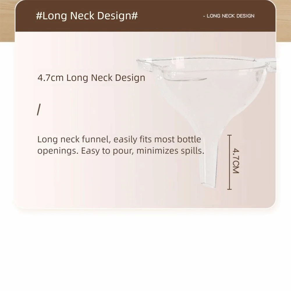 

2 in 1 Funnel Filter with Handle Double-layer Large-caliber Juice Strainer Heat-resistant 120 Mesh