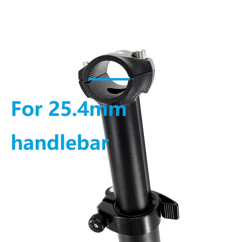 Folding Bike Stem 20cm 27cm Children Bicycle Kids Bike Stem Telescopic Adjustable Stem for Handlebar 25.4mm Double Bolt Fixing