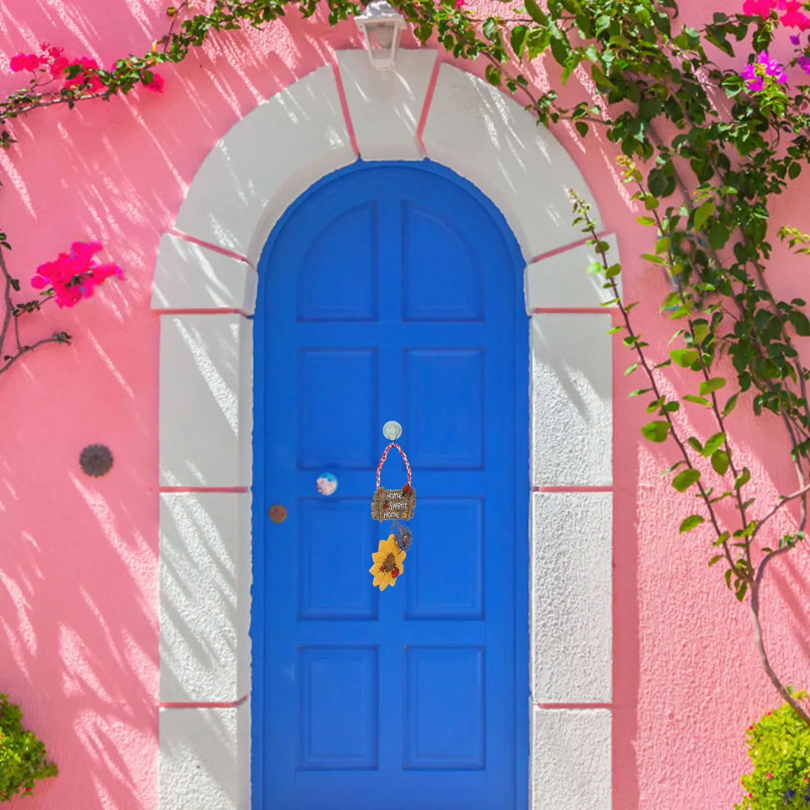 

2Pcs Resin Sunflower Door Hanging Decor Rustic Style for Home Wedding Cafe Garden Wall Sign Ornament Door Hangings