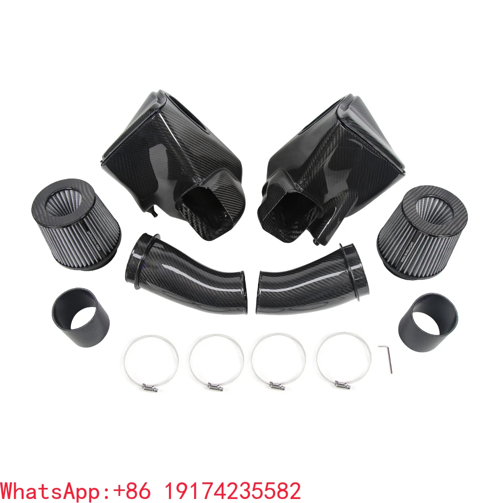 

for BMW M5 F90 2018-2023 Carbon Fiber Air Intake Systems Pre-preg S63 4.4T Premium Air Filters