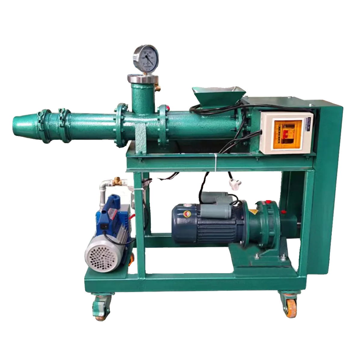 Mud training machine Vacuum biaxial stainless steel Small ceramic equipment Mud squeezing machine School