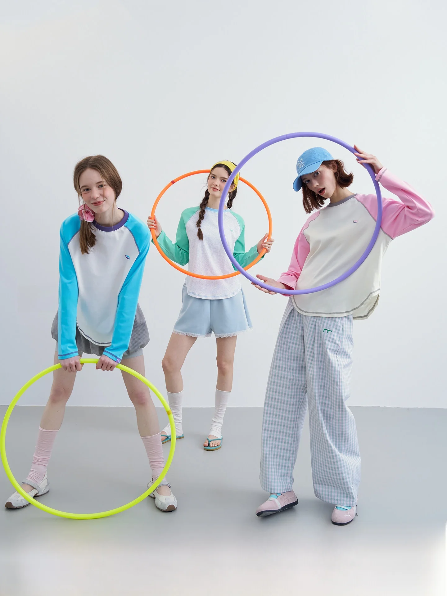 

Женская футболка Riverstone Plus Casual с длинным рукавом, вышивкой, цветными вставками на плечах, круглым вырезом, дышащая, из хлопка