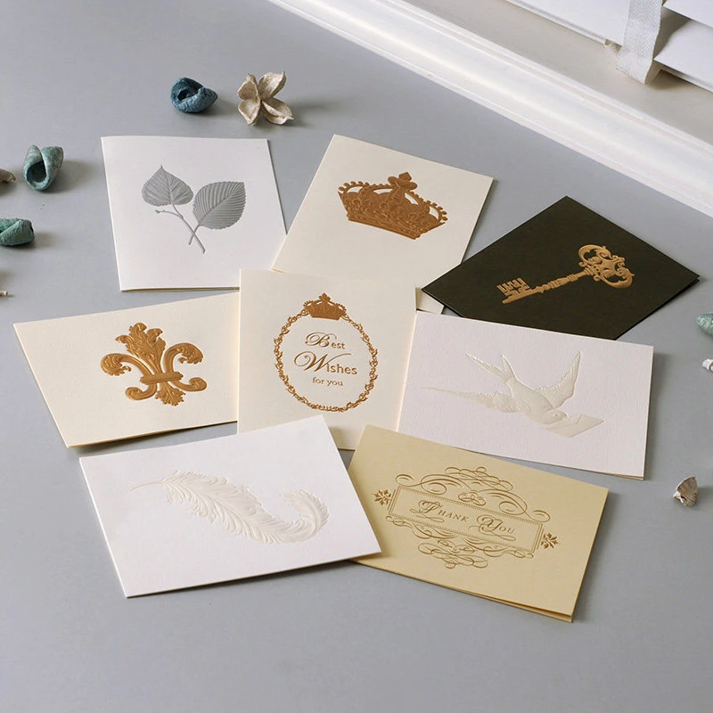 

Greeting Cards with Foil Stamping and Embossing | Thank You Cards | Versatile Cards | Business Cards | Birthday Greeting Cards