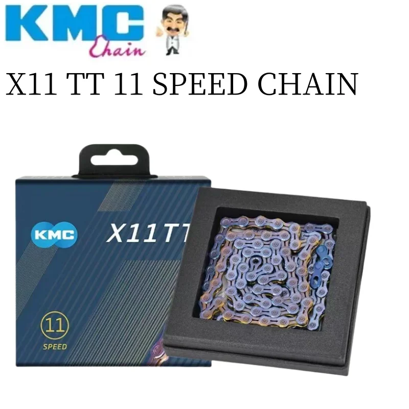 

KMC X11TT 11S Bicycle Chain 118 Links Colorful Oil Slick Smooth Racing Chain MTB Mountain Road Bike 11 Speed Aurora Riding Chain