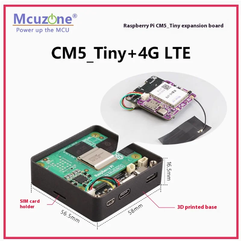 Raspberry Pi CM5 Крошечная плата расширения 4G LTE Сетевой адаптер USB 3.0 Plug & Play