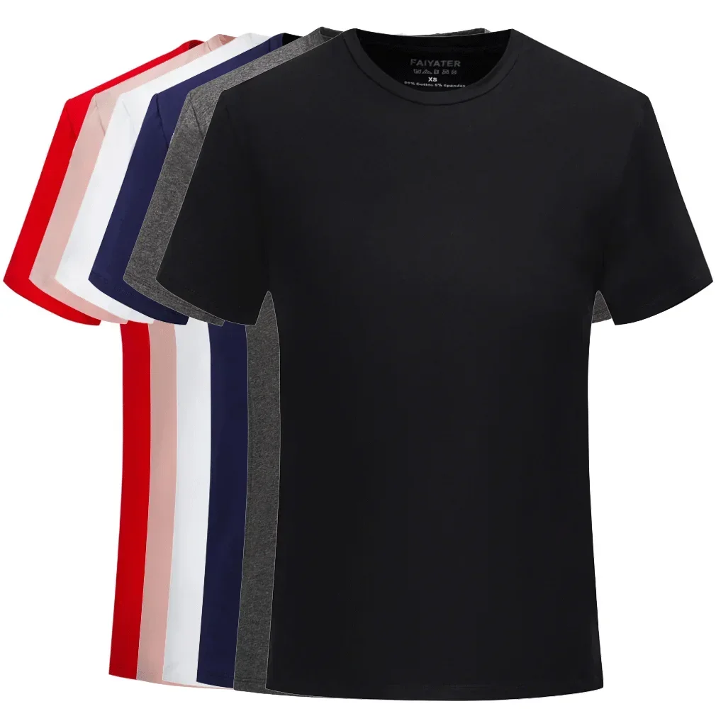 2024 Men T Shirt Brand New 6 Colors Fitness Mens T-shirts O Neck Man T-shirt For Male Clothing Tshirts XS-3XL Tops Tees