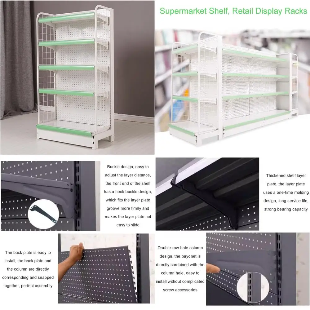 رف عرض الحلوى والوجبات الخفيفة للبيع بالتجزئة مكون من 5 أرفف لتخزين متجر السوبر ماركت والمريحة #1
