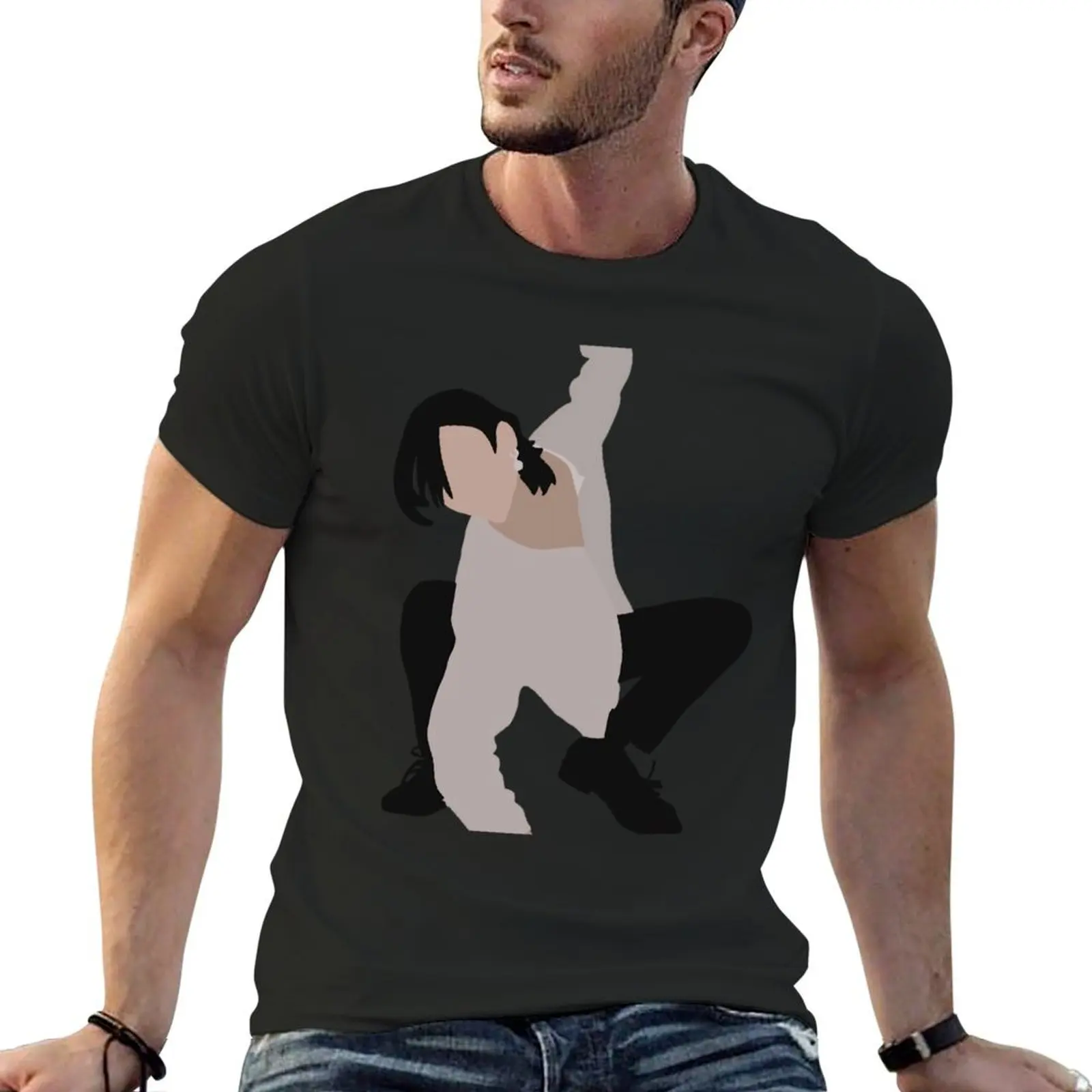 Hyunjin Play With Fire Digital Illustration \t \t T-Shirt new edition animal prinfor boys essential t shirt Men's clothing