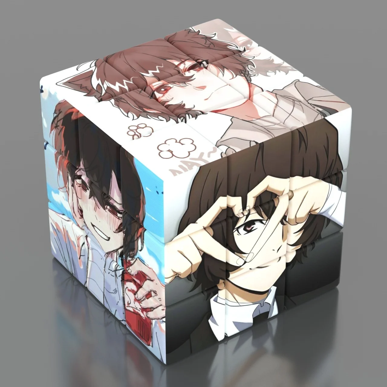 أنيمي دازاي أوسامو ناكاجيما أتسوشي إيدوغاوا رامبو الطلب الثالث لغز أُحجية مكعبات روبيك الأصالة الأطفال هدايا عيد الميلاد