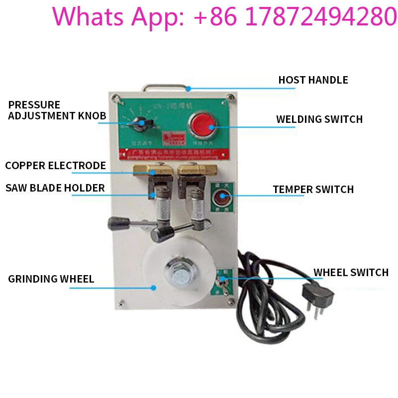 2000KW Mini Butt Welder for Metal Strip UN-2 Steel Strip Band Saw Blade Welding Machine with Tempering Function Industrial Use