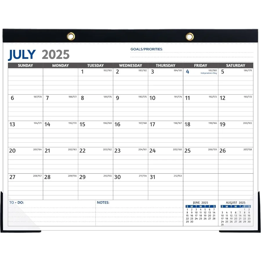 

Desk Calendar 20252026 Jul 2025 Dec 2026 Large Desk Calendar 2025 14.6 x 11.5 18 Monthly Calendar 20252026 Desk Wall Calendar w