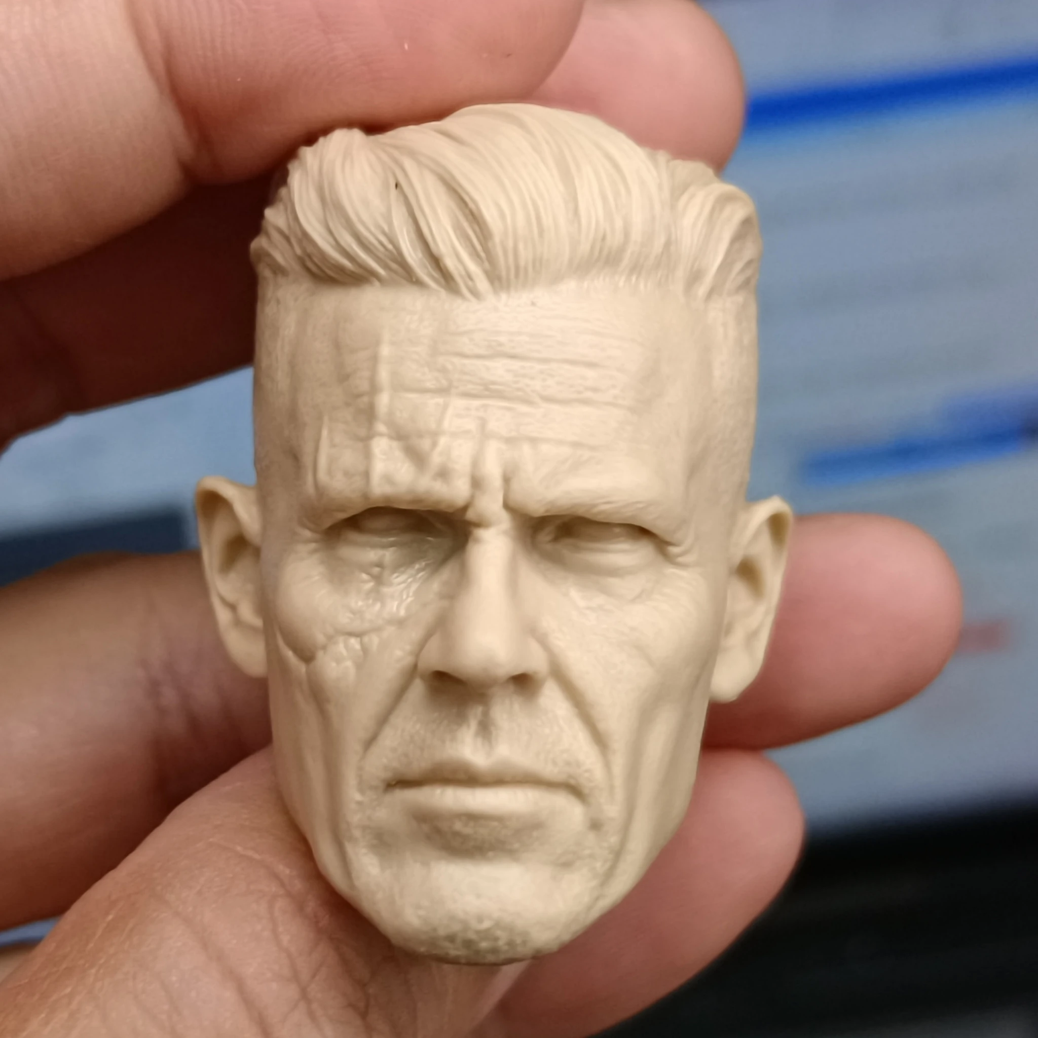 

1/6 Die-cast Resin Model Assembly Kit Josh Brolin Head Sculpture Model Toys (55mm) Unpainted Free Shipping