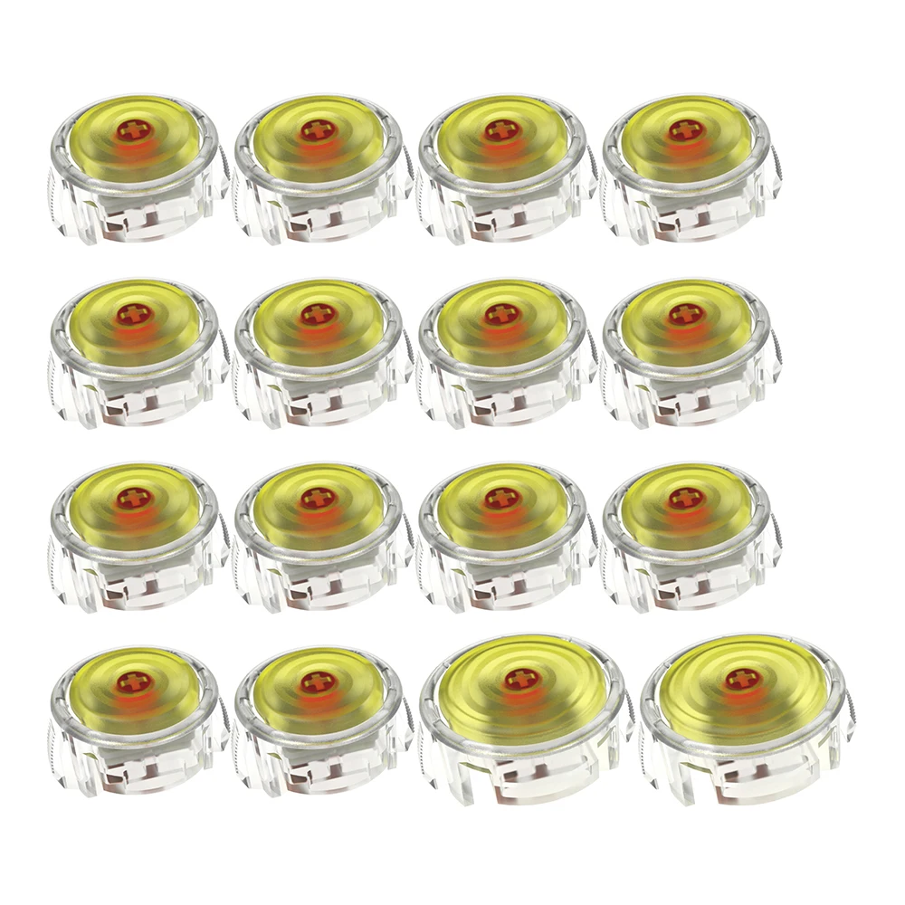 Punk Workshop 2pcs 30mm 14pcs 24mm New PWS V2 Gaming Buttons Kit Replace for Hitbox Arcade DIY Builds Cabinet MAME Machines