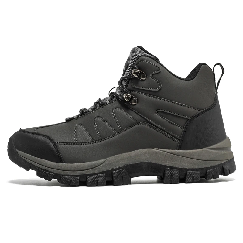 

High-top Boots Men Shoes Men Anti-slip Wear-resistant Combat Boots Men Thick-soled Lace-up Breathable Casual Shoes Men