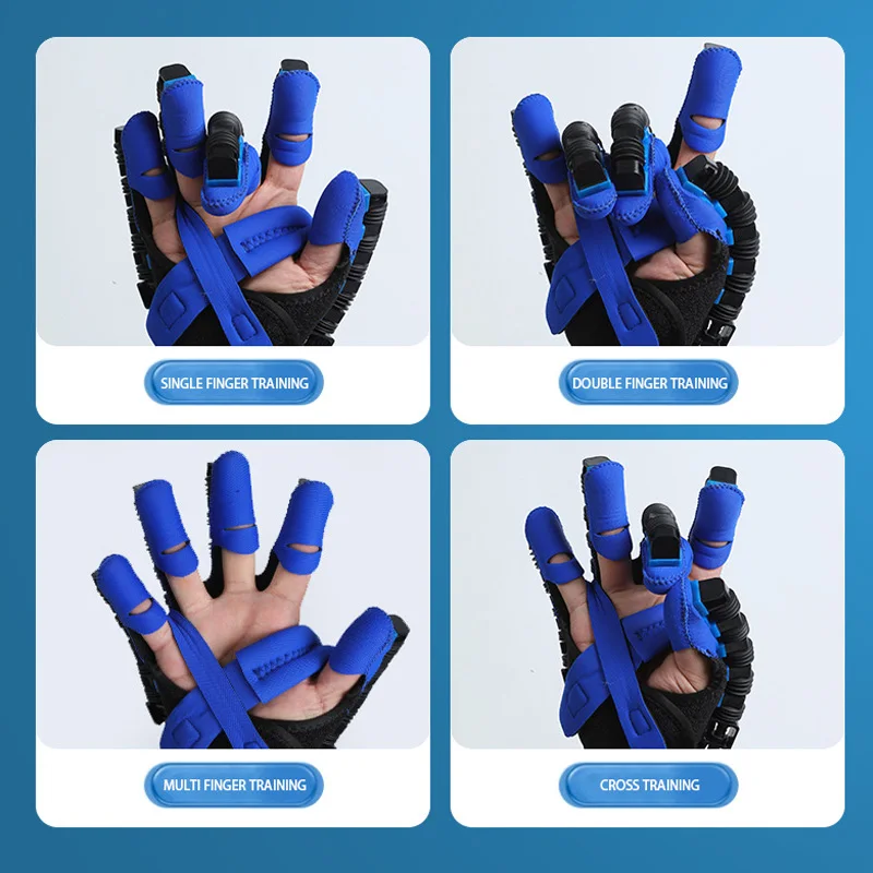 Protable Rehabilitation Robot Gloves Stroke Hemiplegia Cerebral Infarction Training Device Finger Exerciser Hand Function Recove