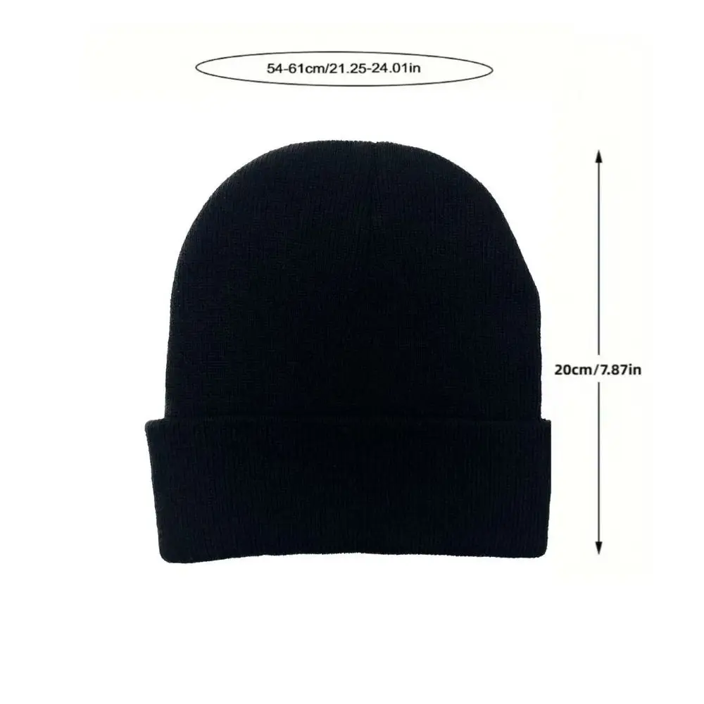 قبعة منسوجة بحروف صوفية عالية الجودة تحافظ على الدفء لحماية الأذن محبوكة بيني بونيه أكثر دفئًا للنساء/الرجال #6