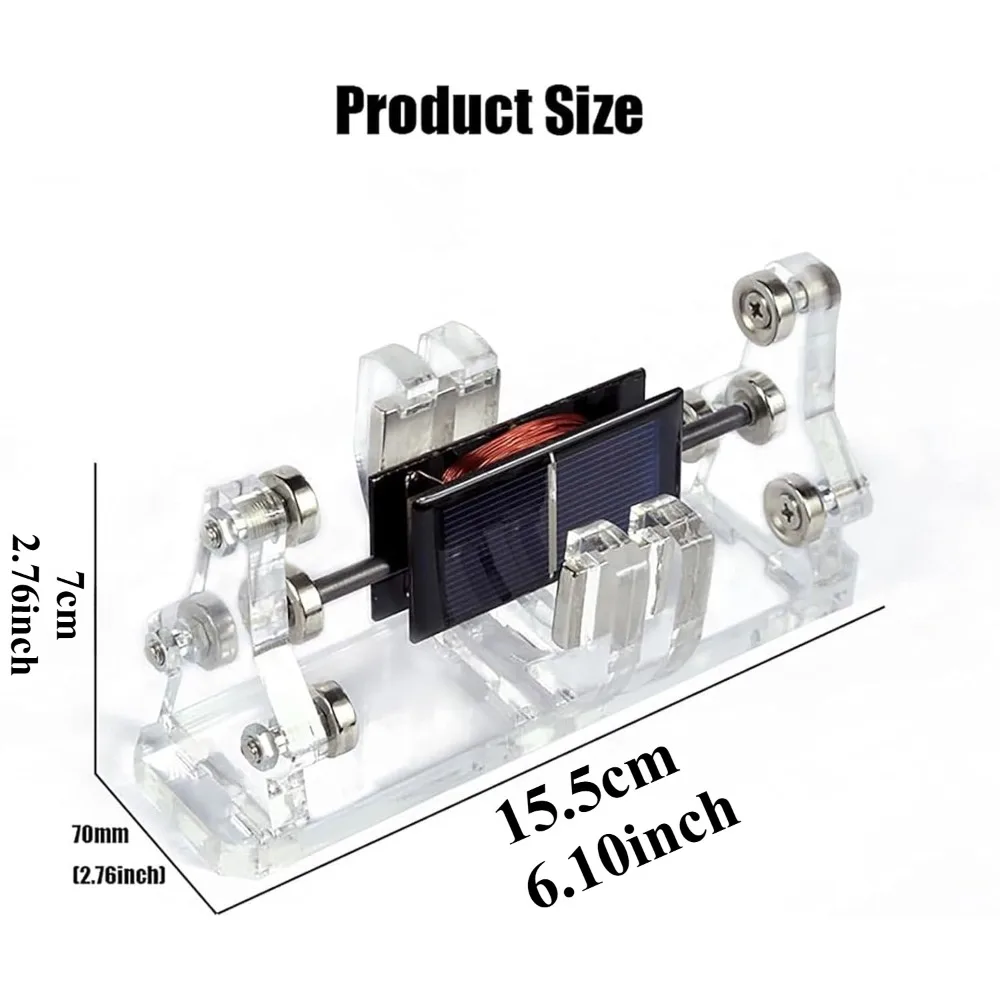 Solar Magnetic Levitation Model Suspension Motor Mendocino Motor DIY Maglev Brushless Motor Educational Model Ornaments 14