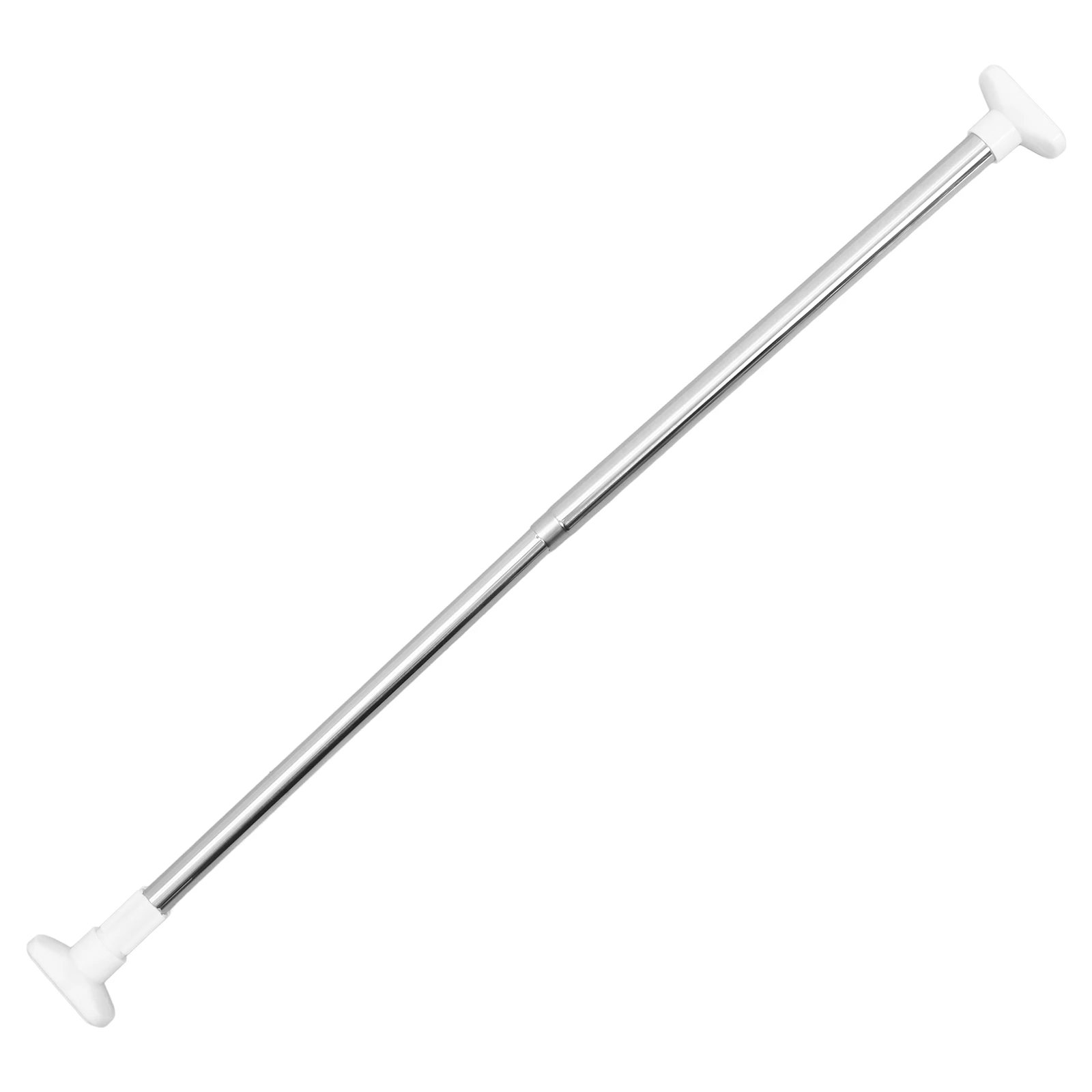 

Adjustable Stainless Steel Telescoping Tension Rod No Drill Extendable Closet Pole Rust Resistant Abs Retractable Drying