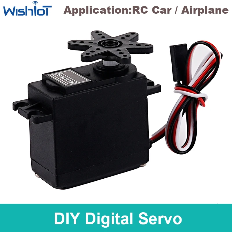 S3003 6 kg Drehmoment RC Servomotor 180/270/360 4,8 V-6 V Standard Digital Servo 25 Zähne für RC Auto Flugzeug Boot Hubschrauber Roboter Rennwagen
