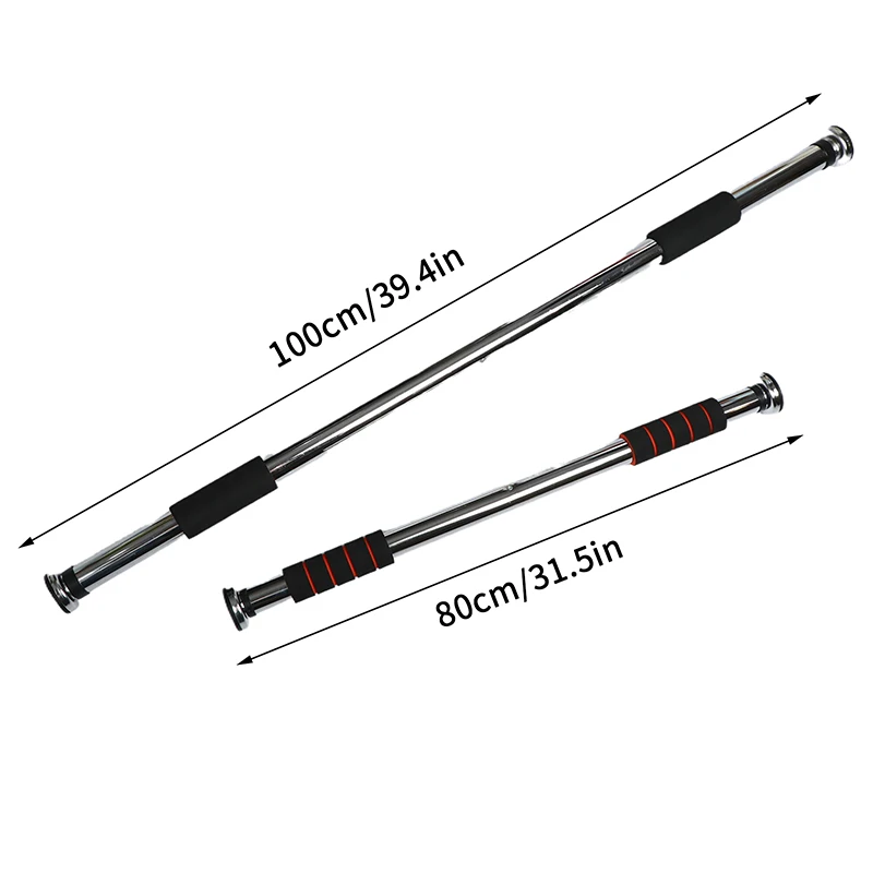 قابل للتعديل تلسكوبي المدخل سحب ما يصل بار للمنزل الصالة الرياضية عدم الانزلاق الذقن متابعة بار الثقيلة أجهزة لياقة بدنية تدريب القوة