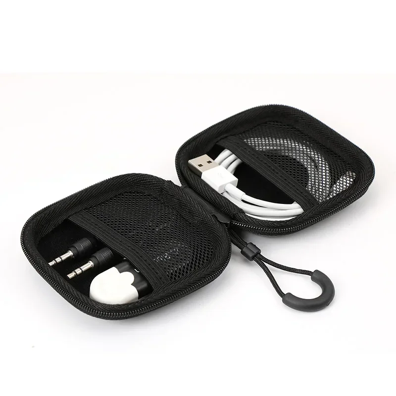 Multi Functional Data Cable Storage Bag Portable Headphone Storage Box Digital Charger USB Drive Protection Box Zipper Pocket