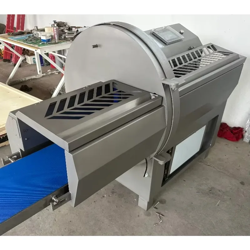 Automatic Chopping Machine and Fresh & Frozen Boneless Meat Slicer for Fresh Chicken Breast, Pork, Beef, and Frozen Meat Slicing