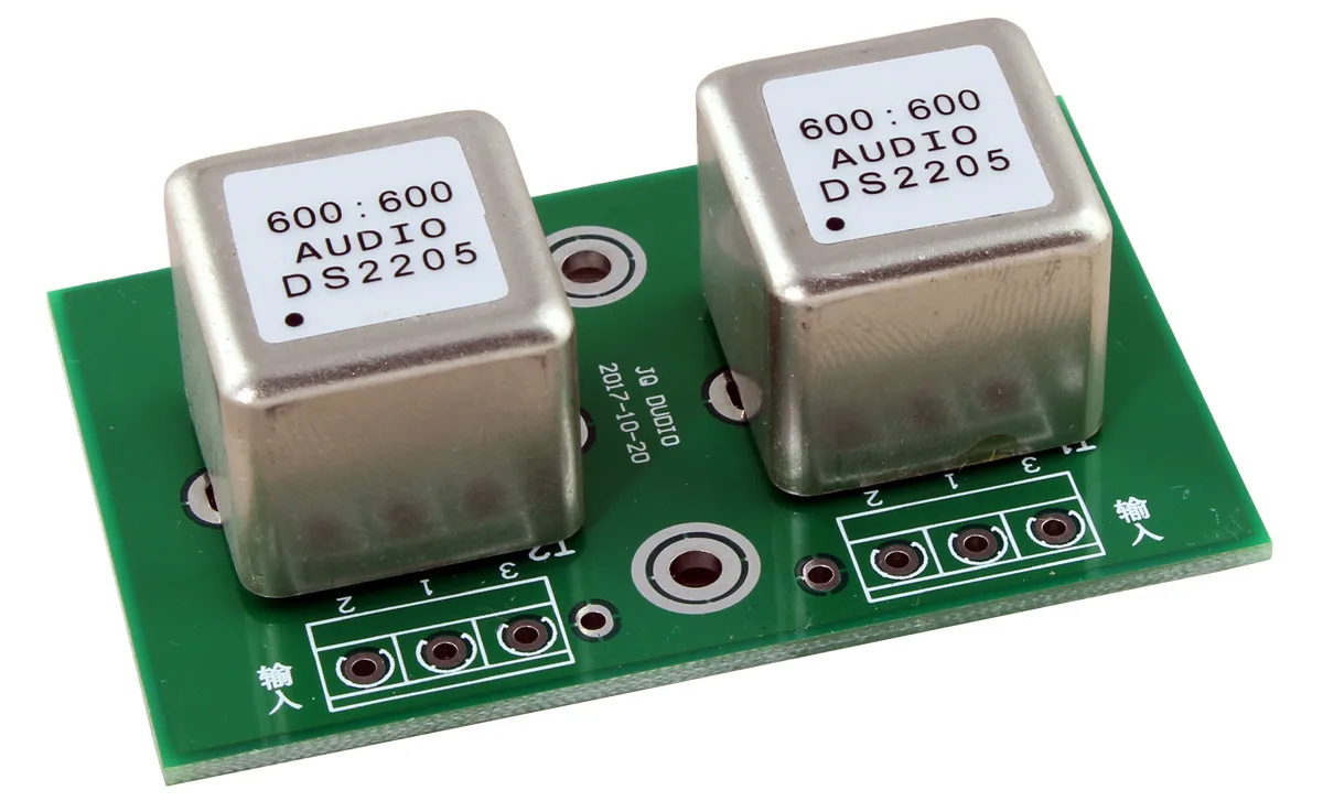 

DS2205 600:600 Permalloy Audio Isolation Transformer Balanced and Unbalanced Conversion